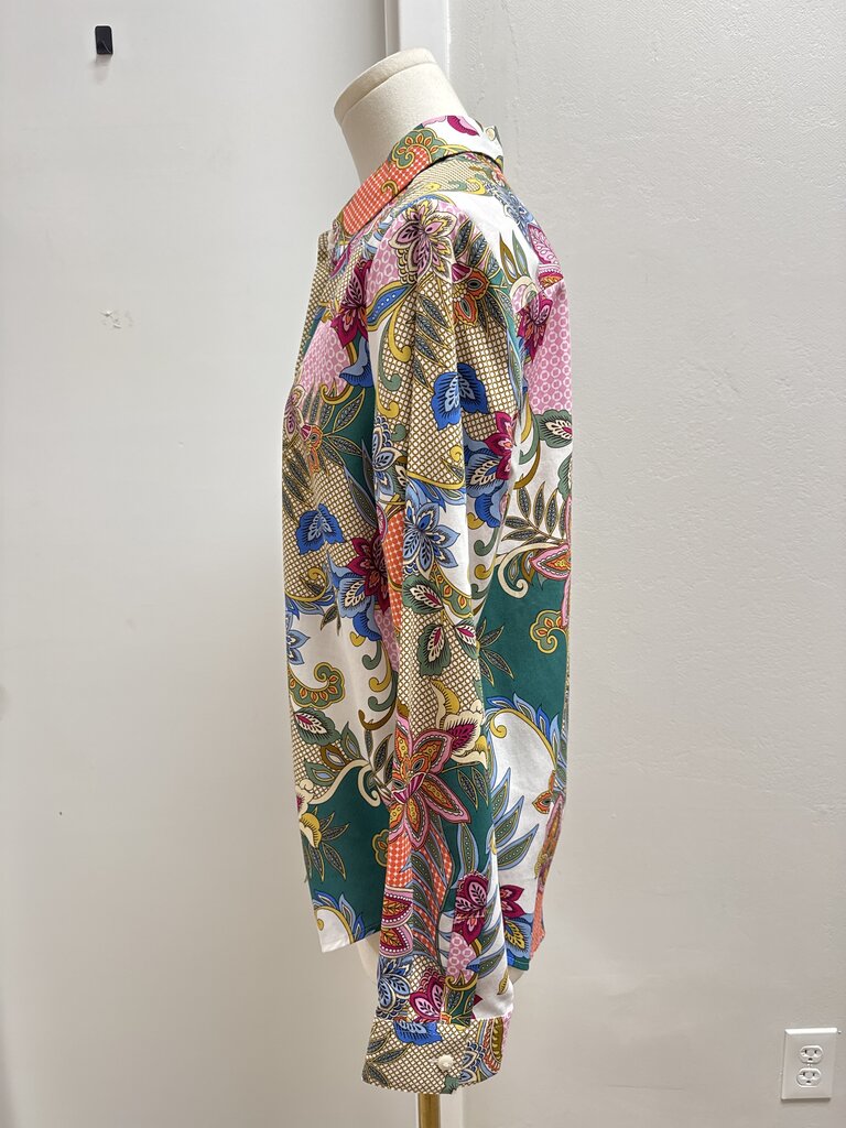 Foxcroft Floral Button Up