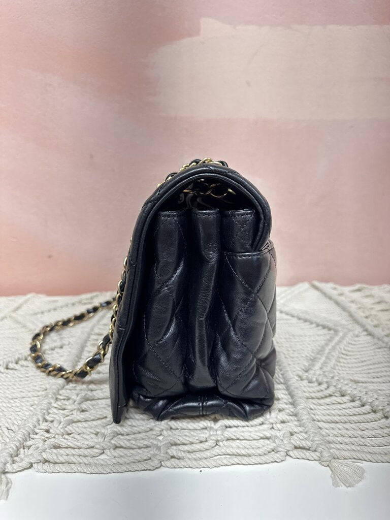 Chanel Black Soft Elegance Flap Bag '13-14