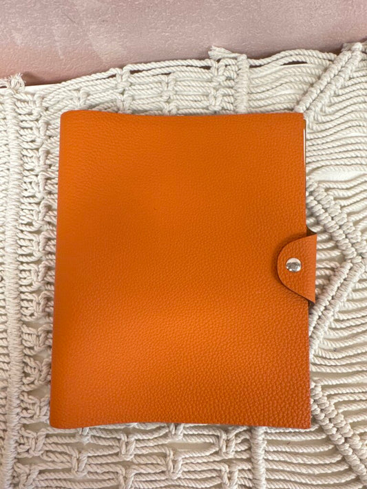 Hermes Amber Ulysse MM Notebook Cover