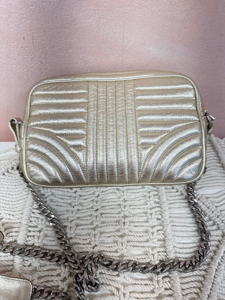 Prada Gold Shoulder Bag w/Dustbag