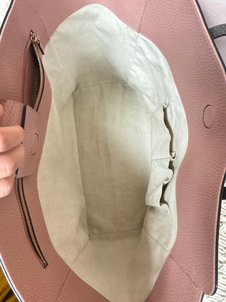 Gucci Taupe Leather Swing Tote