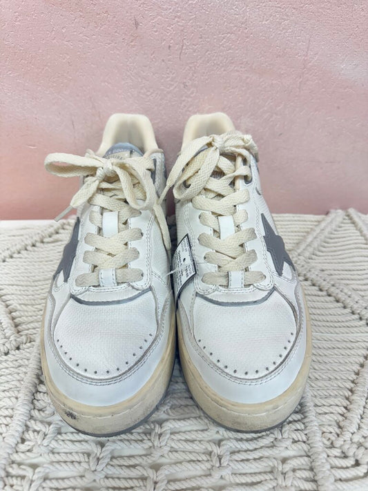 Golden Goose White Platform Forty-Two Sneaker w/Dustbag