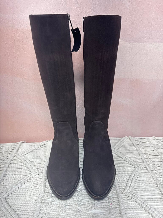Aquatalia Brown Suede Tall Boot