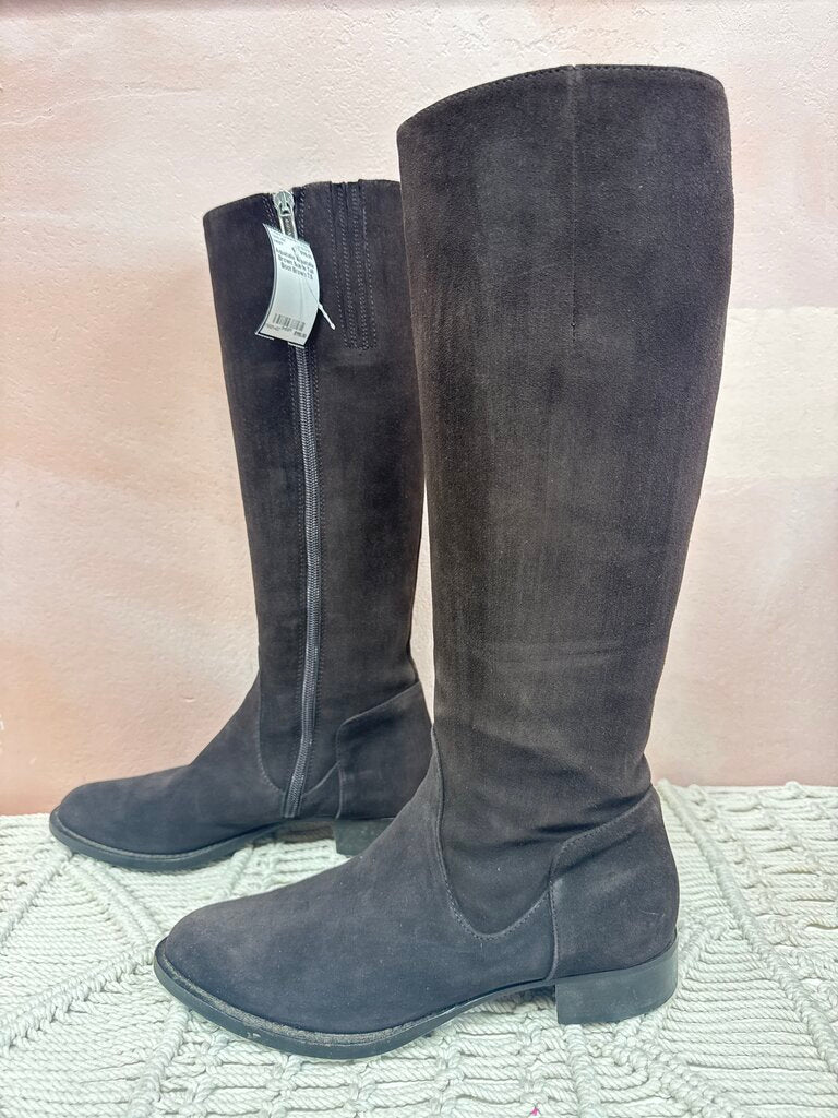 Aquatalia Brown Suede Tall Boot