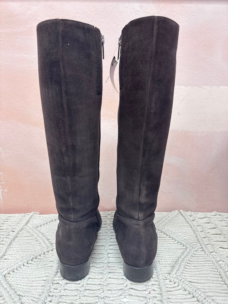 Aquatalia Brown Suede Tall Boot