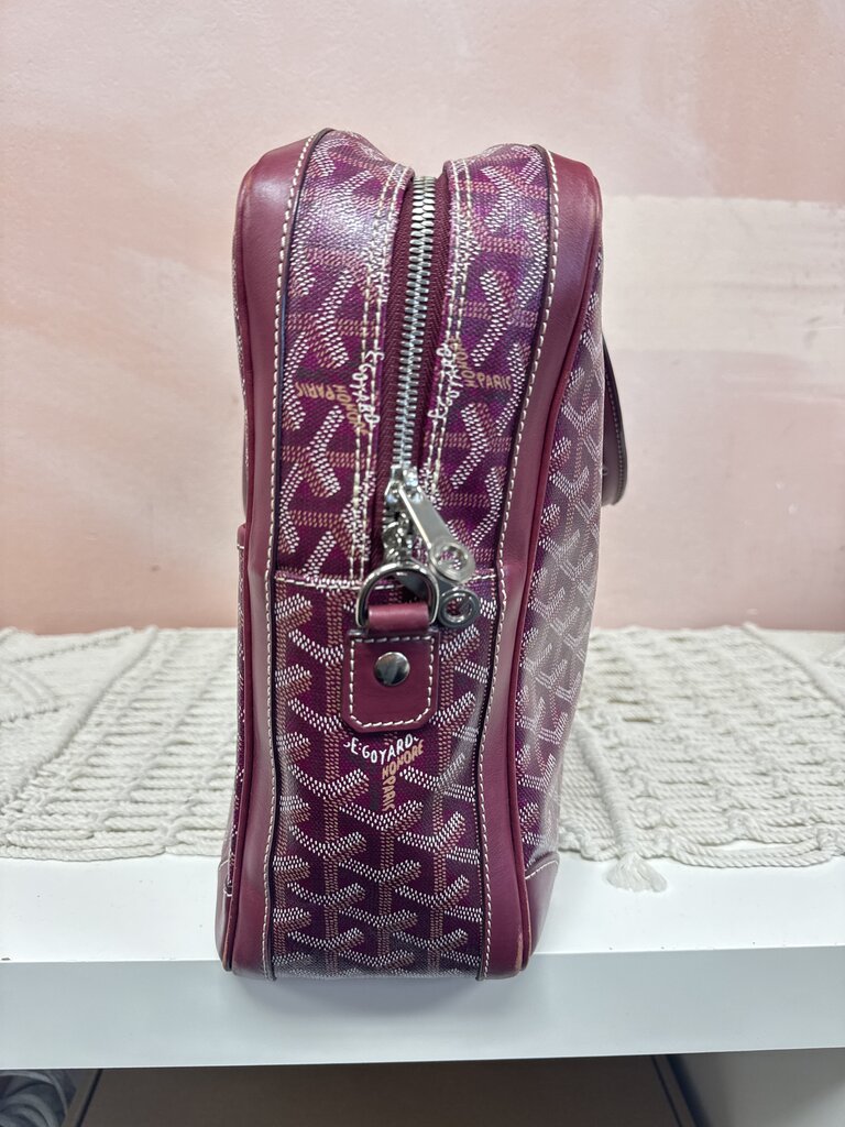 Goyard Goyardine Red Ambassade MM Briefcase