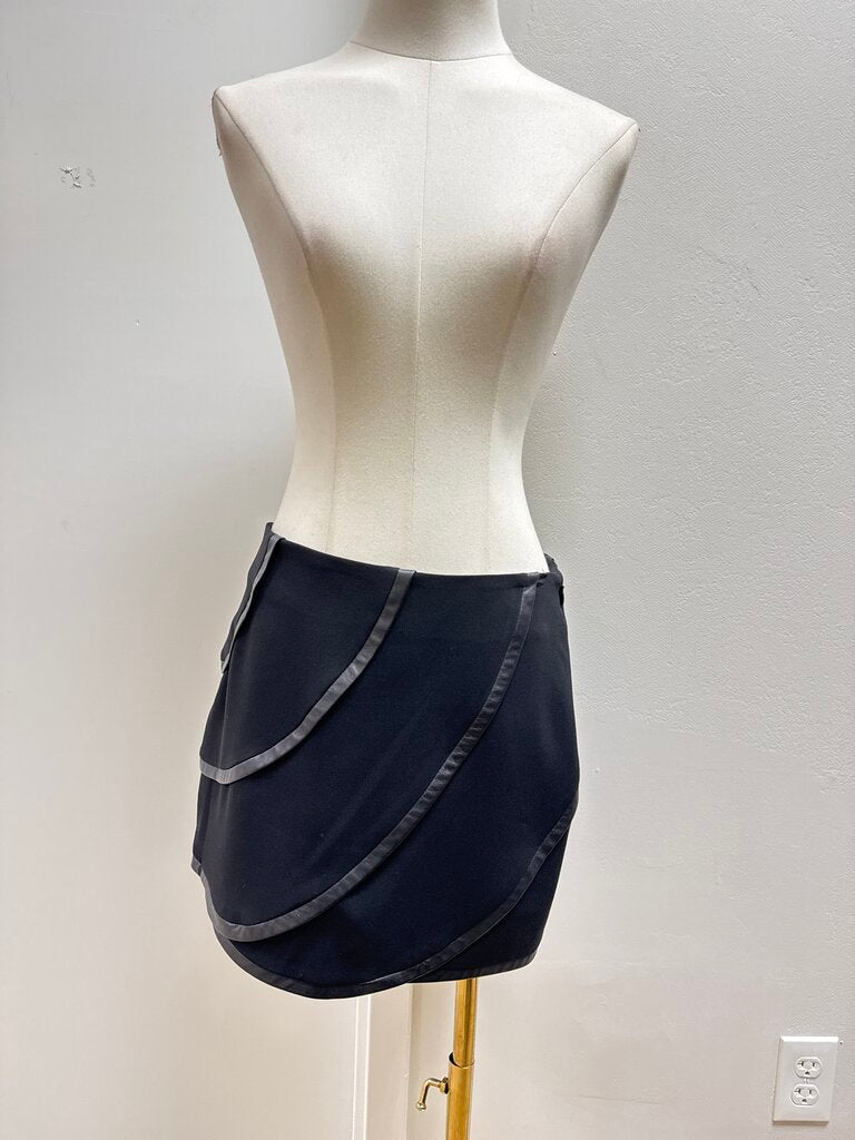 DVF Black Mini Skirt