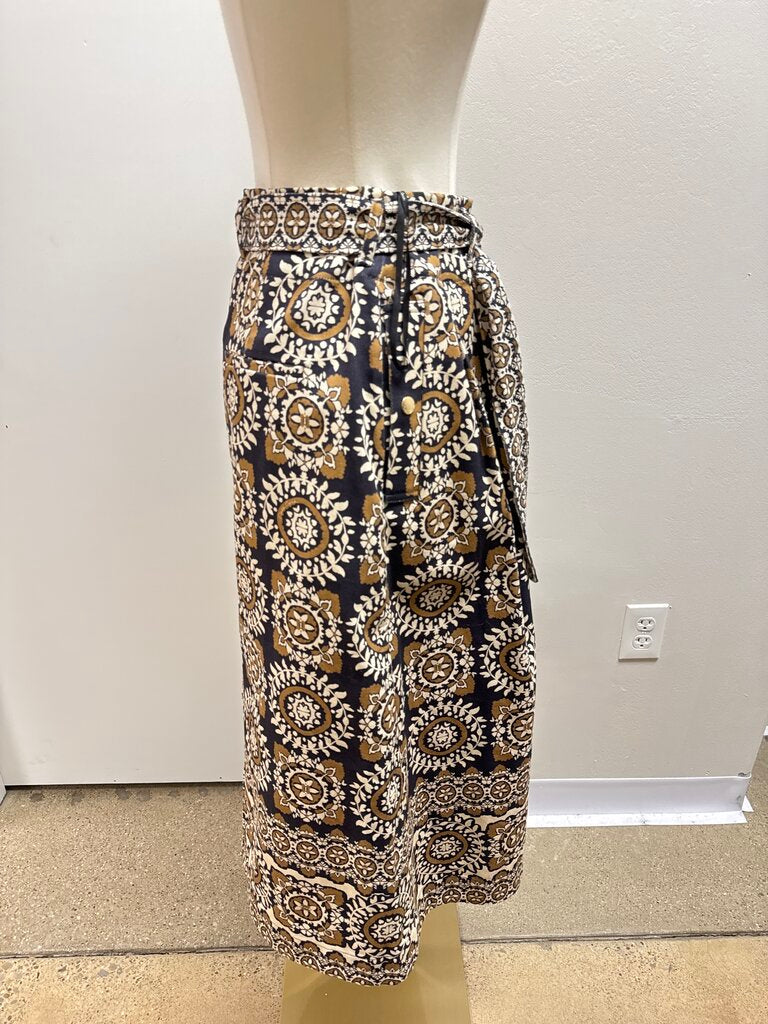 Cara Cara Tan Medallion Belted Skirt