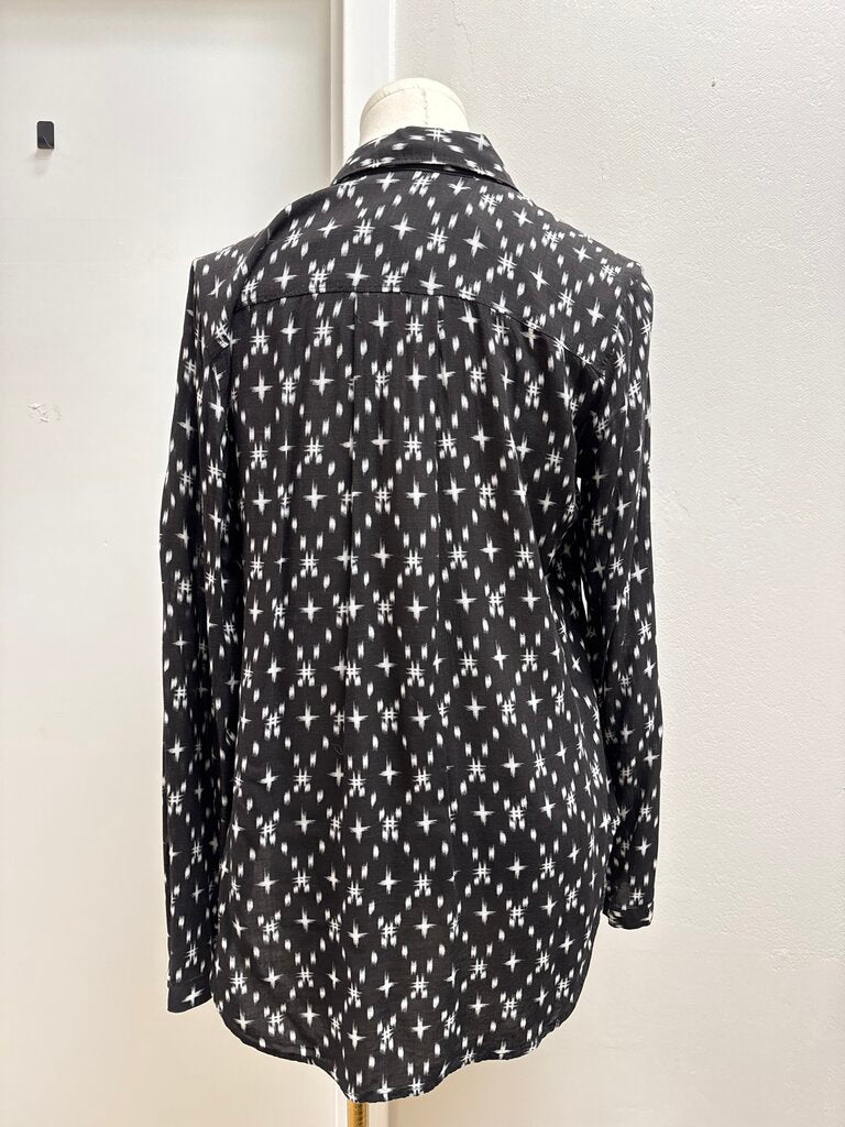 Cloth & Stone Black Printed Top