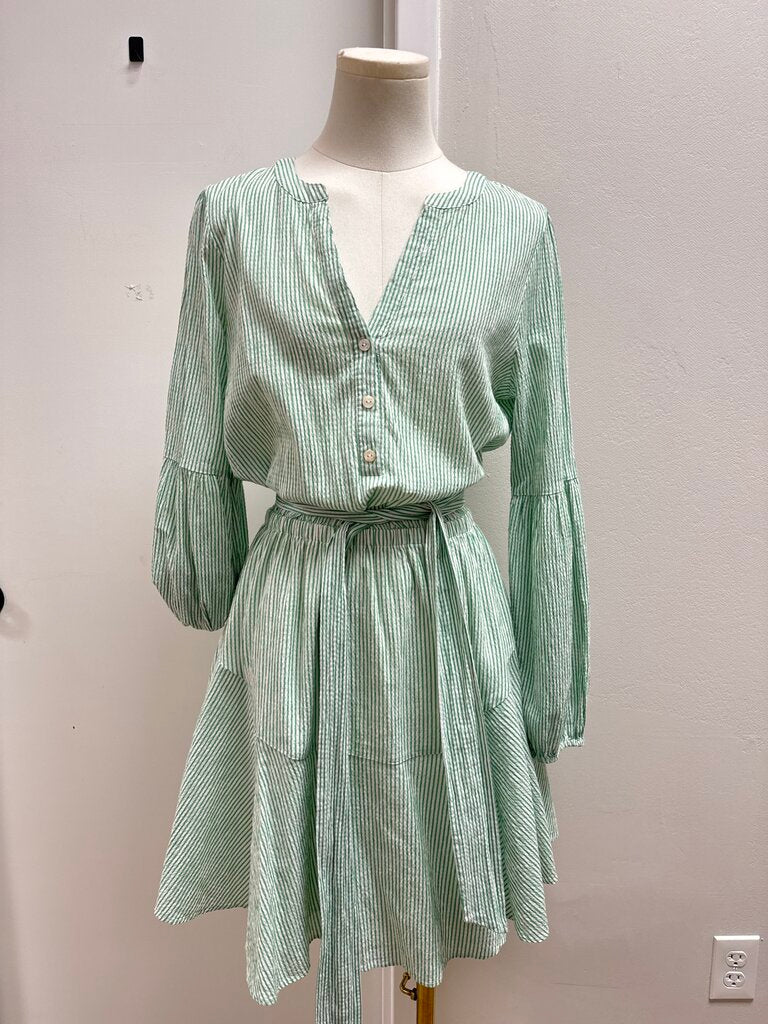 Lilly Pulitzer Green Striped Dress