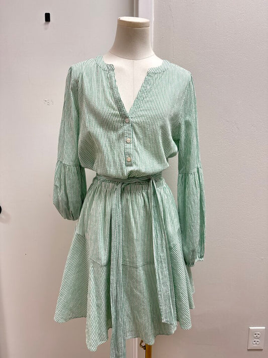 Lilly Pulitzer Green Striped Dress