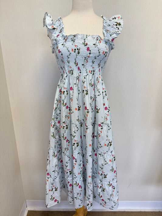 Hill House Mint Floral Maxi Dress