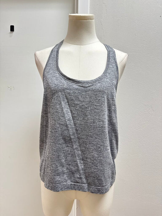 Lululemon Grey Marled Logo Tee
