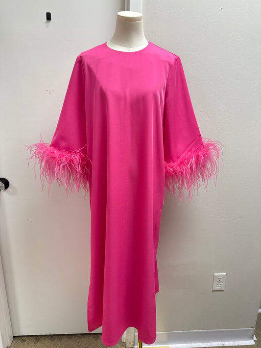 Tuckernuck Pink and Feather Dress