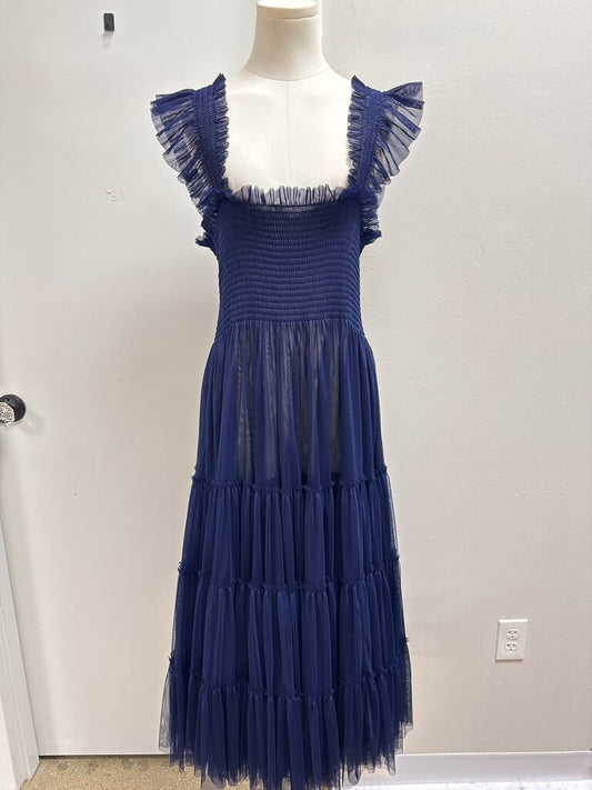 Hill House Navy Tulle Nap Dress