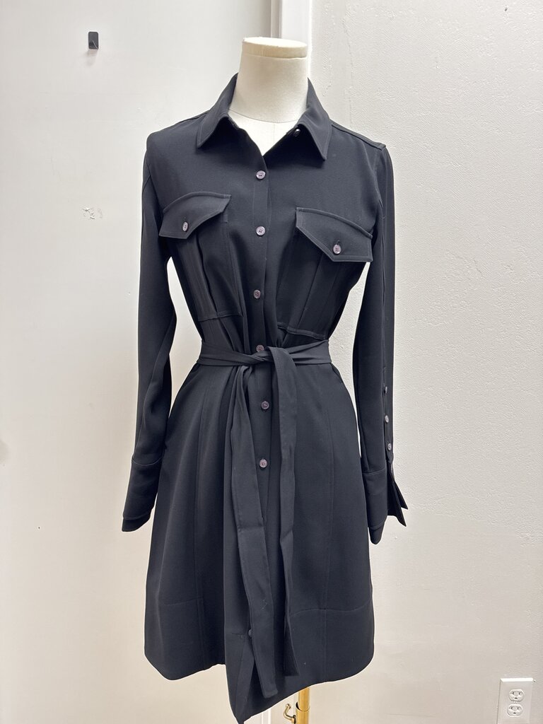 Derek Lam Black Shirt Dress NWT