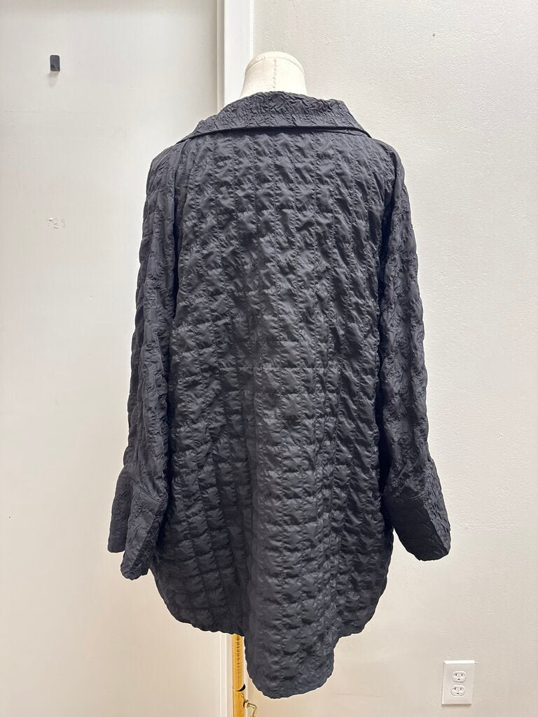 Heydori Black Crinkle Jacket