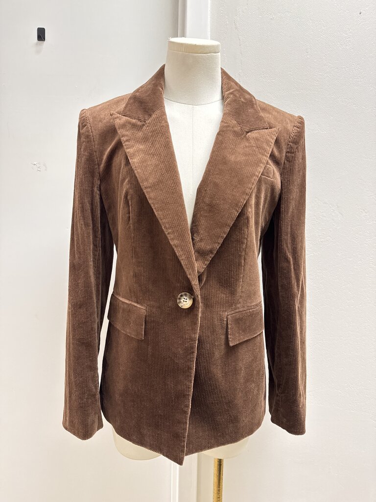 Veronica Beard Brown Corduroy Blazer