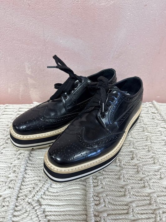Prada Black Oxford Loafer (As Is)