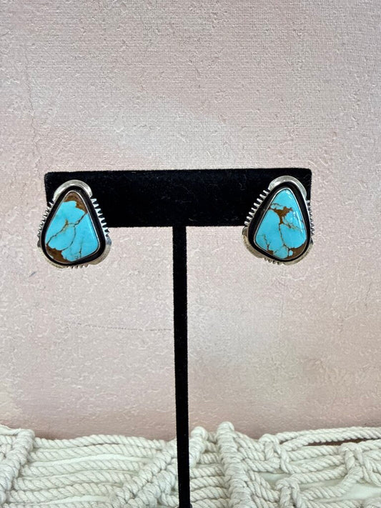 Will Dentedale Silver and Turquoise Earrings
