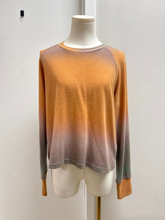 LNA Tan Ombre Sweater