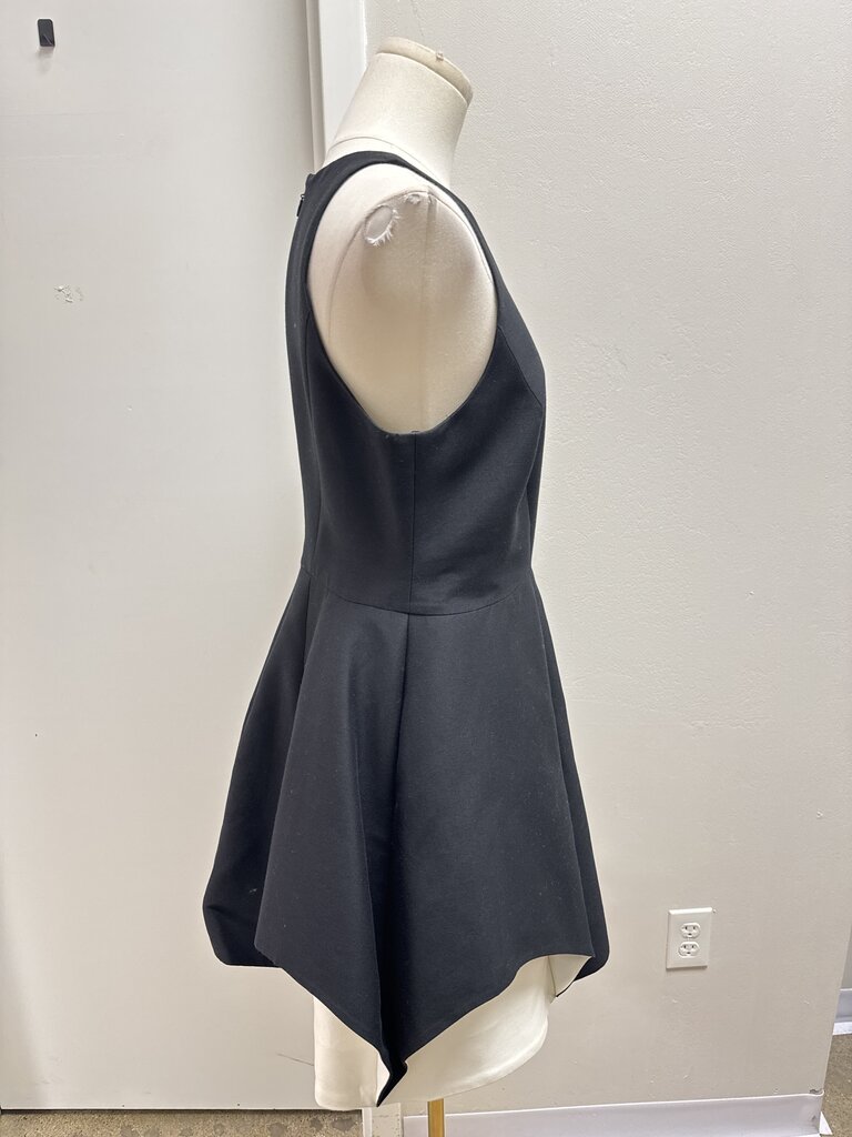 Halston Black and White Tank Dress