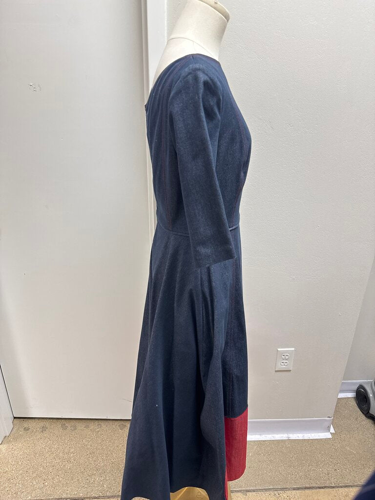 Talbot Runof Denim Midi Dress NWT