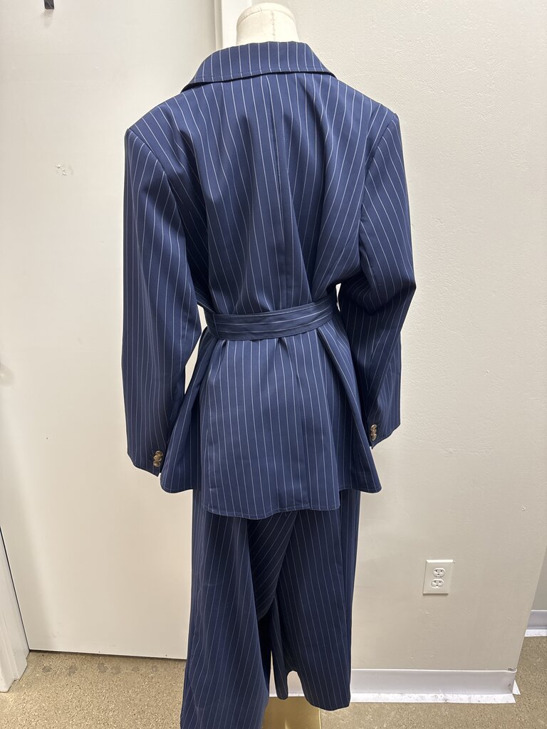 Jason Wu/ Eloquii Navy Pinstripe Pant Suit