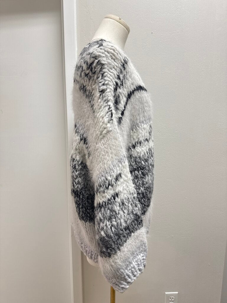 Brochu Walker Black and White Cardigan