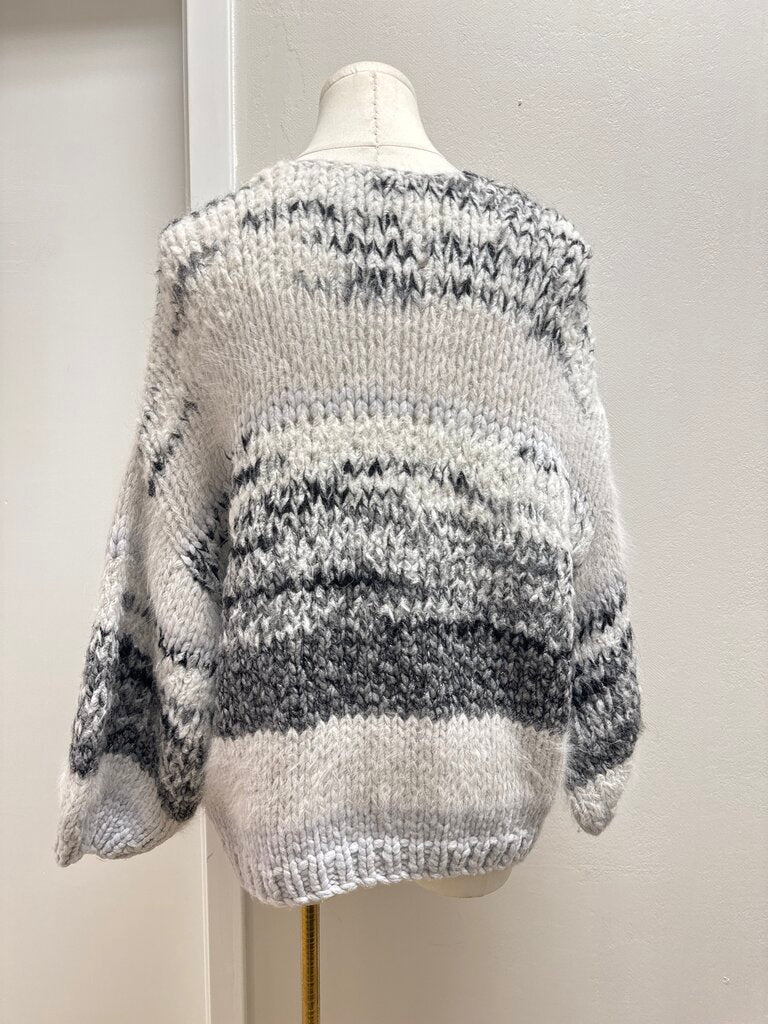 Brochu Walker Black and White Cardigan