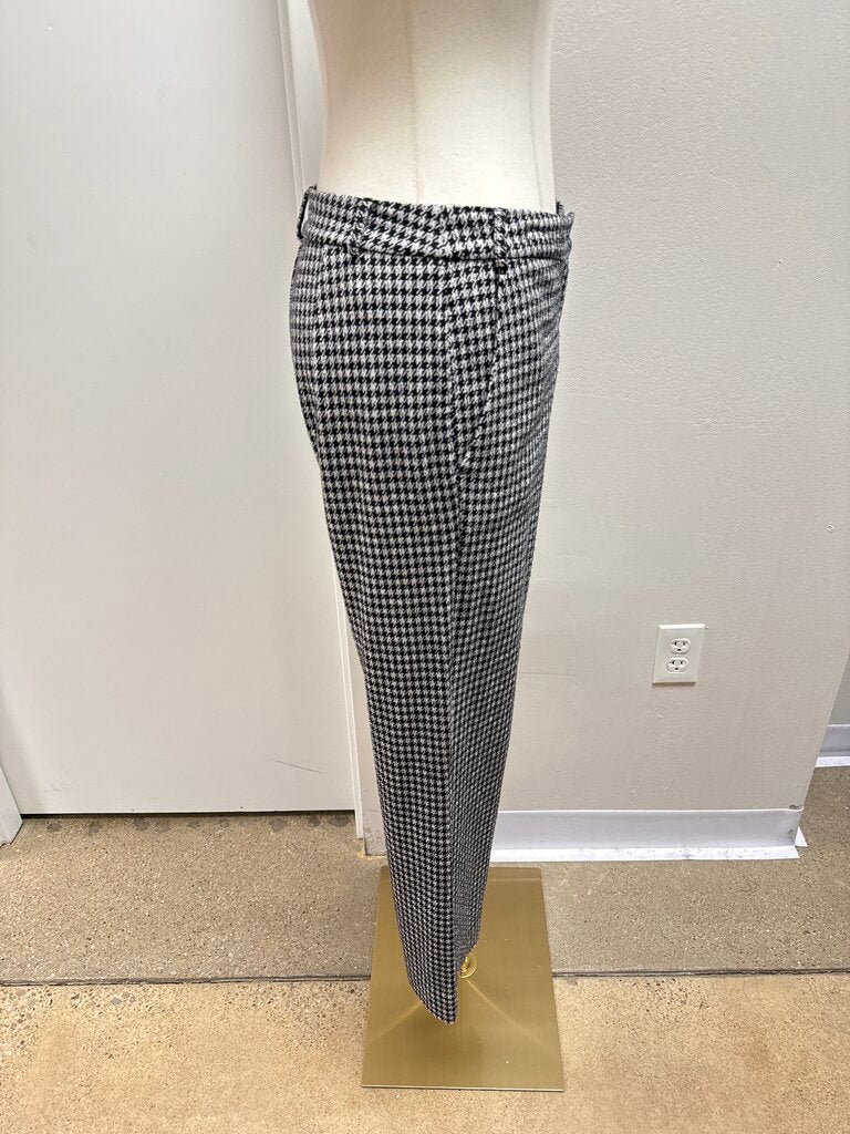 Marella Black and White Houndstooth Pant