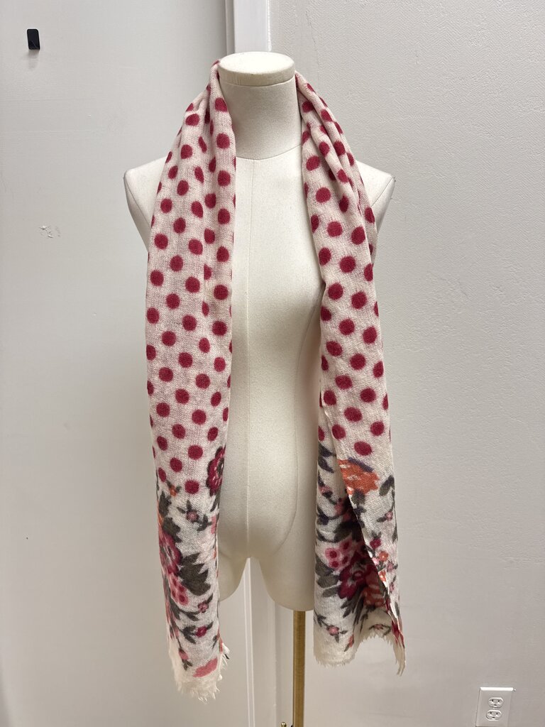 Hartford Ecru Floral Scarf