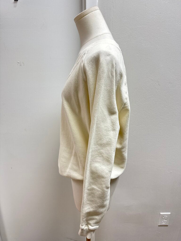 The Great Cream V-Neck Sweatshirt