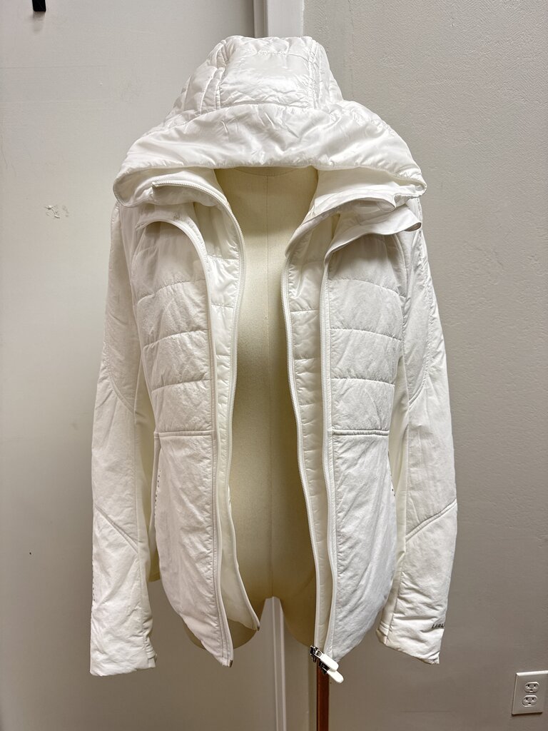 Lululemon White Nylon Jacket