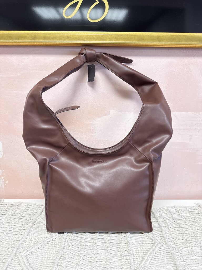 Telfar Brown Tie Bag