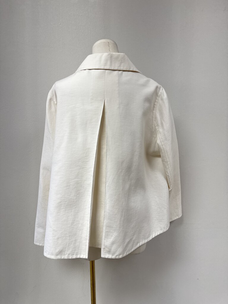 Akris Ecru Double Breasted Jacket