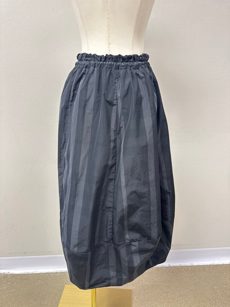 Sun Kim Black and Grey Bubble Skirt