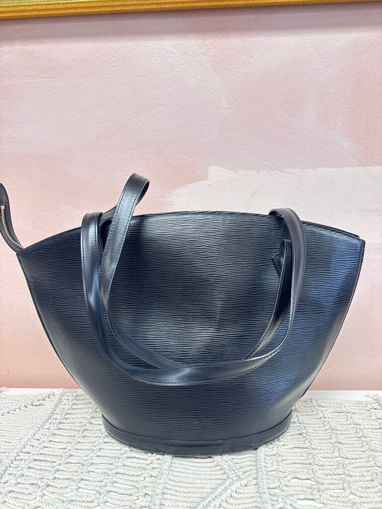 Louis Vuitton Black Saint Jacques Vintage Tote w/Dustbag (As Is)