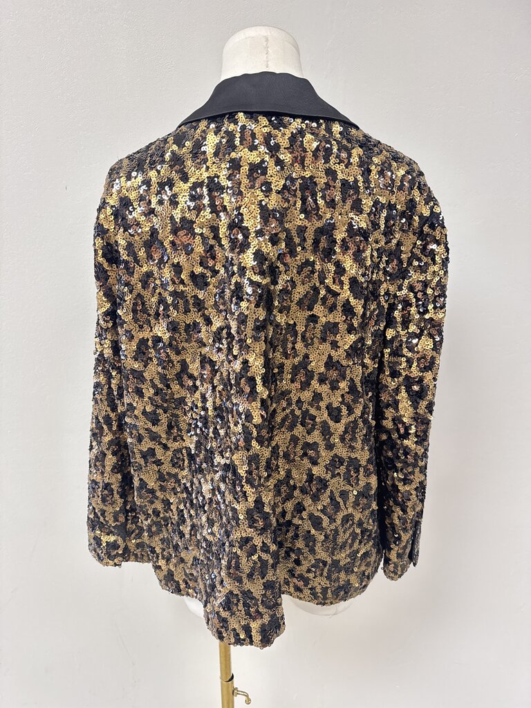 Alice + Olivia Gold Sequin Blazer NWT