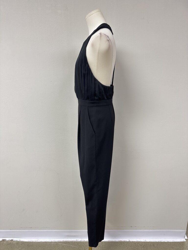 Alice + Olivia Black T-Back Jumpsuit (As Is)
