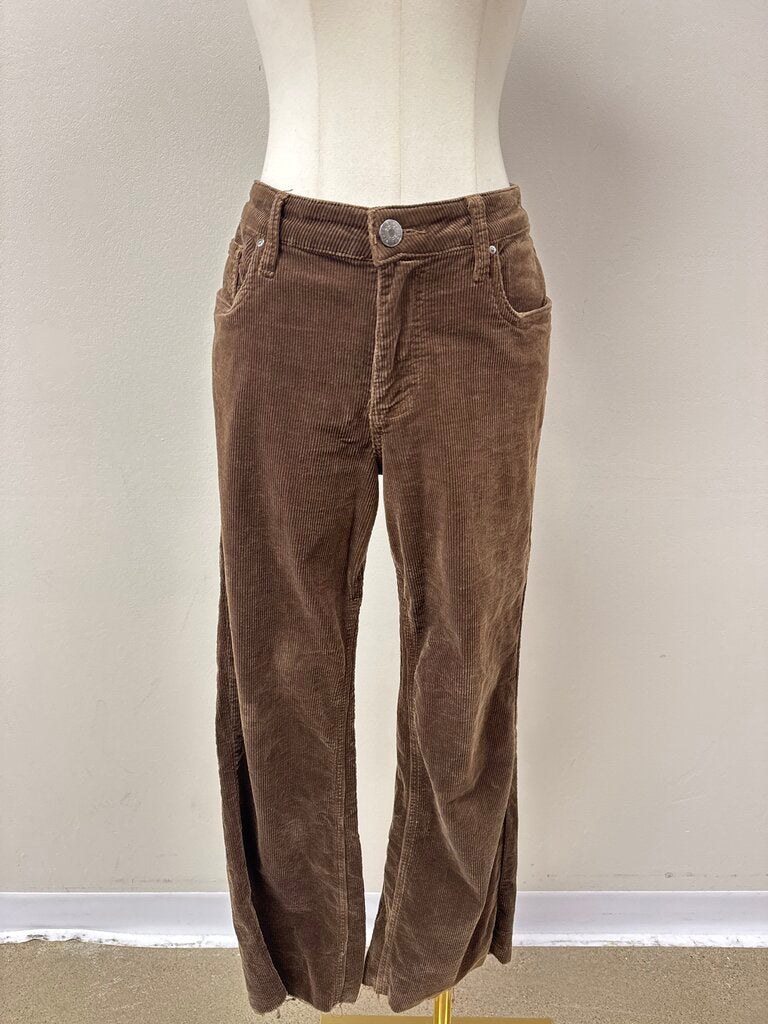 Kut Brown Corduroy Wide Leg Pant