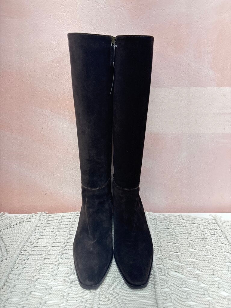 Aquatalia Brown Suede Tall Boot