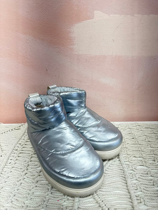 Ugg Silver Quilted Bootie