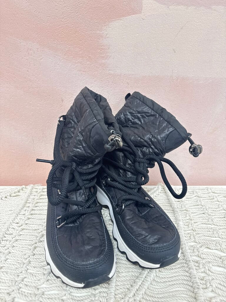 Sorel Black Nylon Bootie