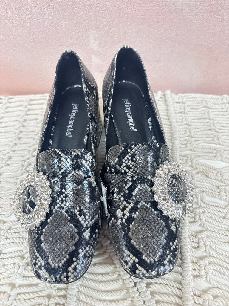 Jeffrey Campbell Snake Print Loafer