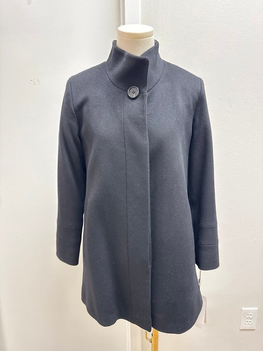 Fleurette Black Overcoat NWT