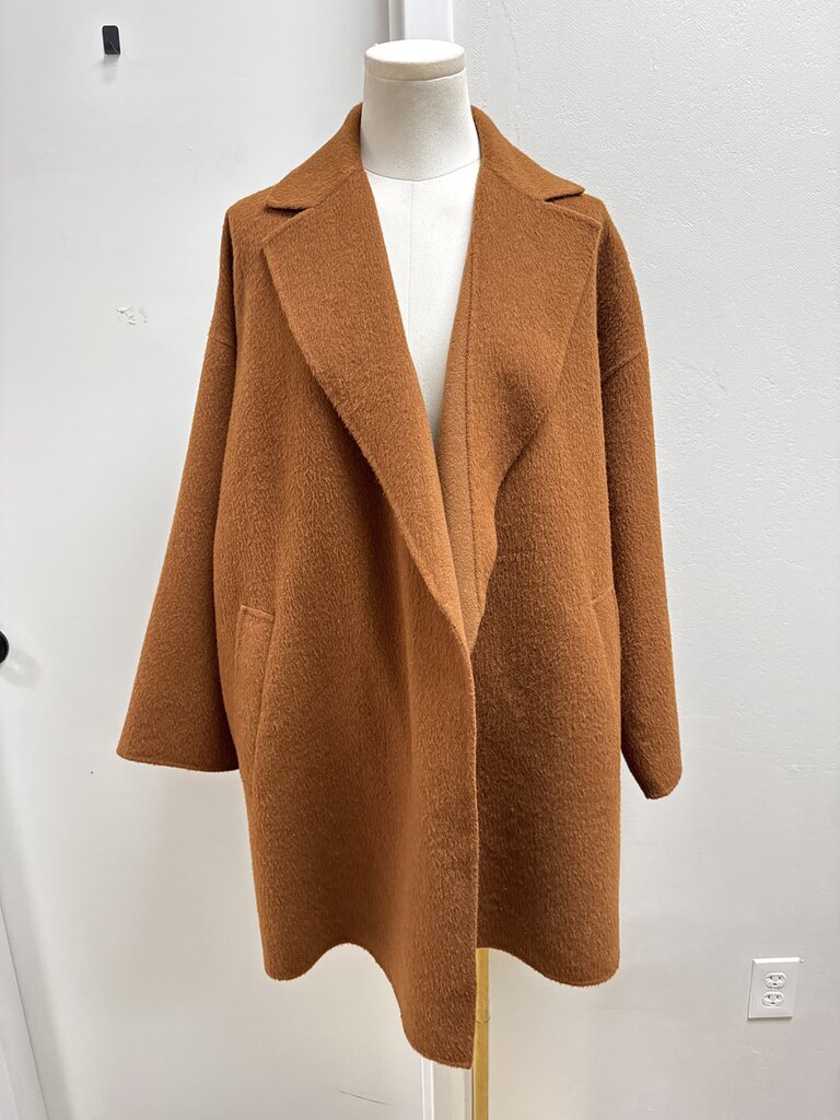 Max Mara Cognac Overcoat