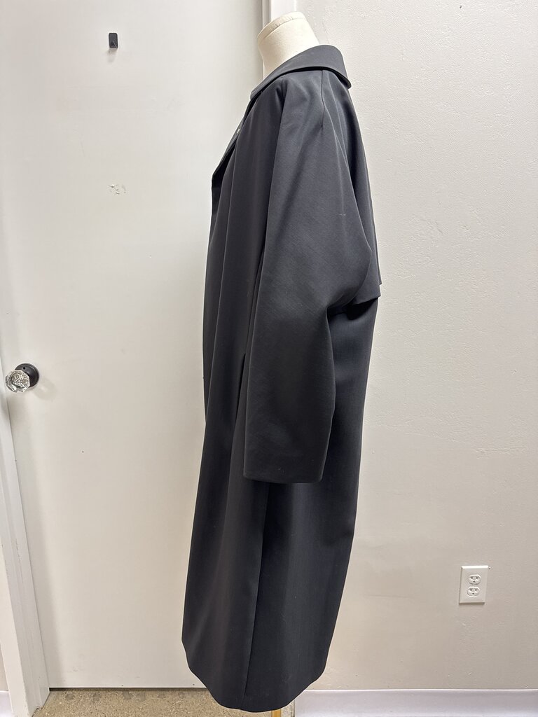 Donna Karan Black Overcoat