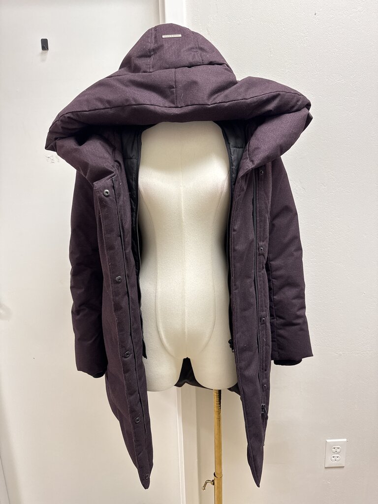 Soia & Kyo Maroon Wool Dow Coat