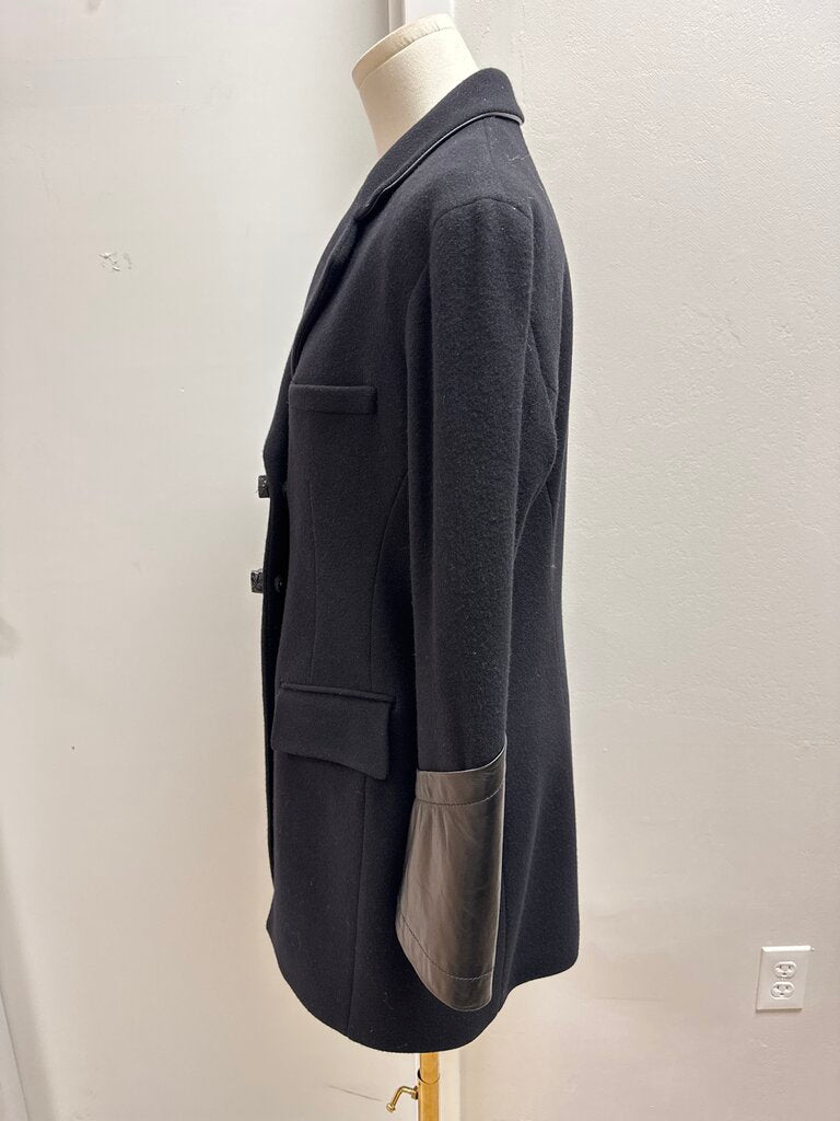 Donna Karan Black Vintage Overcoat